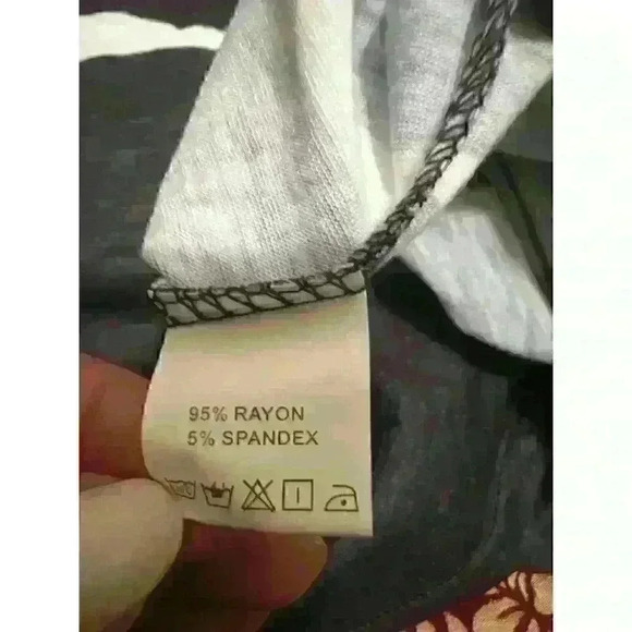 DOLNINE Plus Short Sleeve Criss Cross Front Deep V-Neck Striped Top NWT Size 26 - Picture 7 of 8